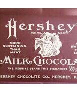 Hershey&#39;s Milk Chocolate Serving Tray Metal 12 x 9&quot; 1980 Vintage Collect... - $49.03 CAD