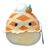 Pippie The Pumpkin Pie Squishmallows NWT Plush Toy 7.5&quot; Tall - £11.47 GBP