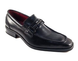 NXT N2723 Black Leather Men&#39;s Dressy Slip On - $49.00