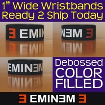 Eminem Wristband Quality Silicone Rubber Bracelet Band Brand New In Stoc... - $187.78 MXN