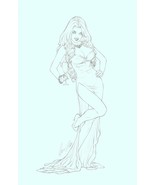 Elias Chatzoudis Signed Lady Death Sworn 1 Original Cover Art Naughty Ne... - $24,461.64 MXN