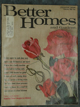 Better Homes &amp; Garden Magazine February 1968 - £1.96 GBP