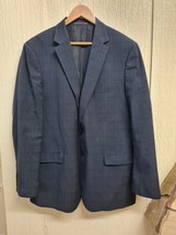 moss Esq Grey  suit jacket 48&quot;R/122cm Express Shipping - $27.56