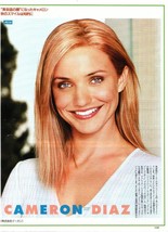 Cameron Diaz teen magazine pinup clipping  bright smile Japan Charlie&#39;s Angels - £2.73 GBP