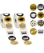 MUSCARE Graduation Theme Stickers Graduation Caps Party Favor Labels - £3.91 GBP