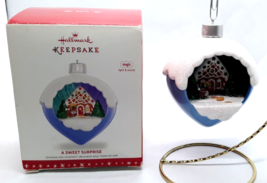 Hallmark Keepsake 2016 A Sweet Surprise Ornament - Magic Light &amp; Sound - £6.48 GBP