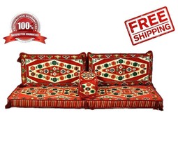 Sofa Arabic Corner Set Turkish Ottoman Kilim Cushion pillows Lounge Couch Cover - £143.88 GBP