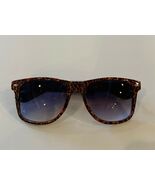 WAYFAIR STYLE GLASSES CHEETAH PRINTS FRAME BLACK LENSES  HALLOWEEN ACCES... - $159.78 MXN