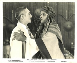 THE SHEIK (1921) Rudolph Valentino Pleads With His Friend Adolphe Menjou 8x10 - £59.95 GBP