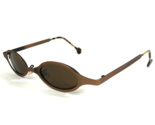 Vintage la Eyeworks Sunglasses RUBY 444 Antique Brown Round Frames brown... - $93.61