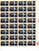 USPS Stamps -1969 First Man on the Moon Mint Sheet of 32 U.S. Stamps 10 cent - £12.81 GBP