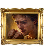 Digital Artwork Light of Hope – A Digital Painting of Prayer and Inner S... - $5.55