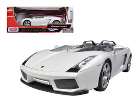 Lamborghini Concept S Pearl White 1/18 Diecast Car Model by Motormax - £50.96 GBP