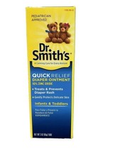 Dr. Smith&#39;s Quick Relief Diaper Rash Ointment, 10% zinc Oxide, 3 Oz Tube - £27.21 GBP