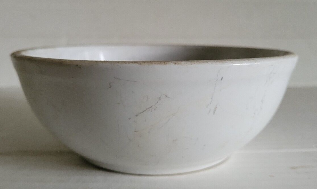 Crown Rego by Oneida White Cereal Bowl Trinket Bowl Used Kitchen Porcelain - $4.99