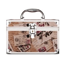 Professional Cosmetic Bag Portable Suitcase Large Capacity Ladies Cosmetics Trav - £84.97 GBP