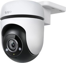 Tapo 1080P Outdoor Wired Pan/Tilt Security Wi-Fi Camera, 360° View,, Tap... - $44.95