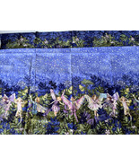 Michael Miller Night Fairies Double Border Stripe Quilt Fabric 37.5”W X ... - £27.87 GBP