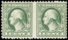 525c, Mint OG 1¢ Imperforate Between Pair Error CV $750.00 - Stuart Katz - £275.32 GBP