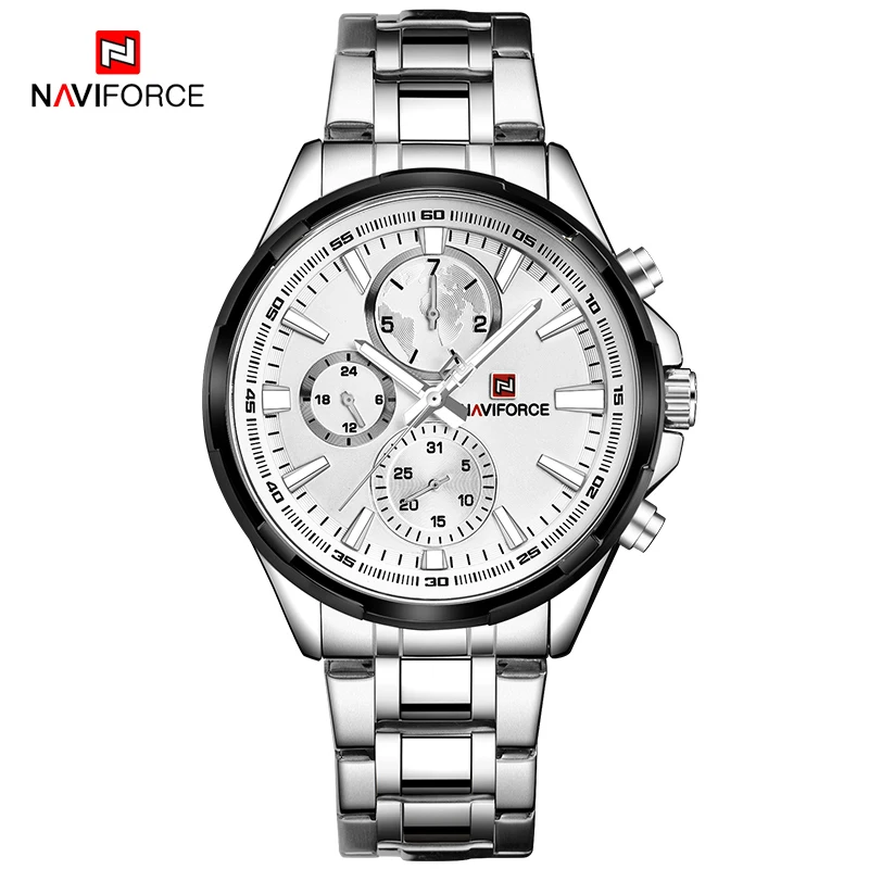 Classic Casual Business Male Watches Stainless Steel Waterproof Wristwat... - $50.45