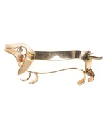 Modernist 14k Tiffany Dachshund Weiner dog pin - $1,692.90