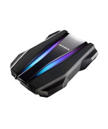 2TB AData HD770G 2.5-inch USB3.2 External HDD With RGB Lighting - Black ... - $151.99