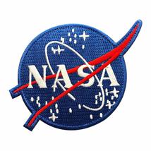 NASA Classic Logo Hook Fastener Patch (Size: 3.0&quot;x 4.5&quot;) - £5.48 GBP