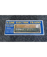 K-line O Scale Reading Gondola Car K-6515 O/027 Ready-To-Run Green Yellow - $475.75 MXN