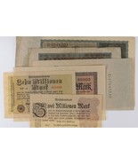 1920-1923 Germany 6-Notes Currency Kit Weimar Republic Treasury-
show or... - €54,24 EUR