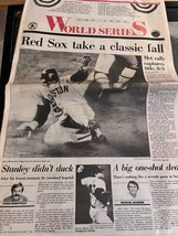 Red Sox New York Mets Boston Globe October 28 1986 World Series MLB - £13.82 GBP