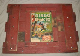 Ringo The Kid Classic Comic Book Western Cowboy Marvel Rustic Wood Frame Art Vtg - £29.98 GBP