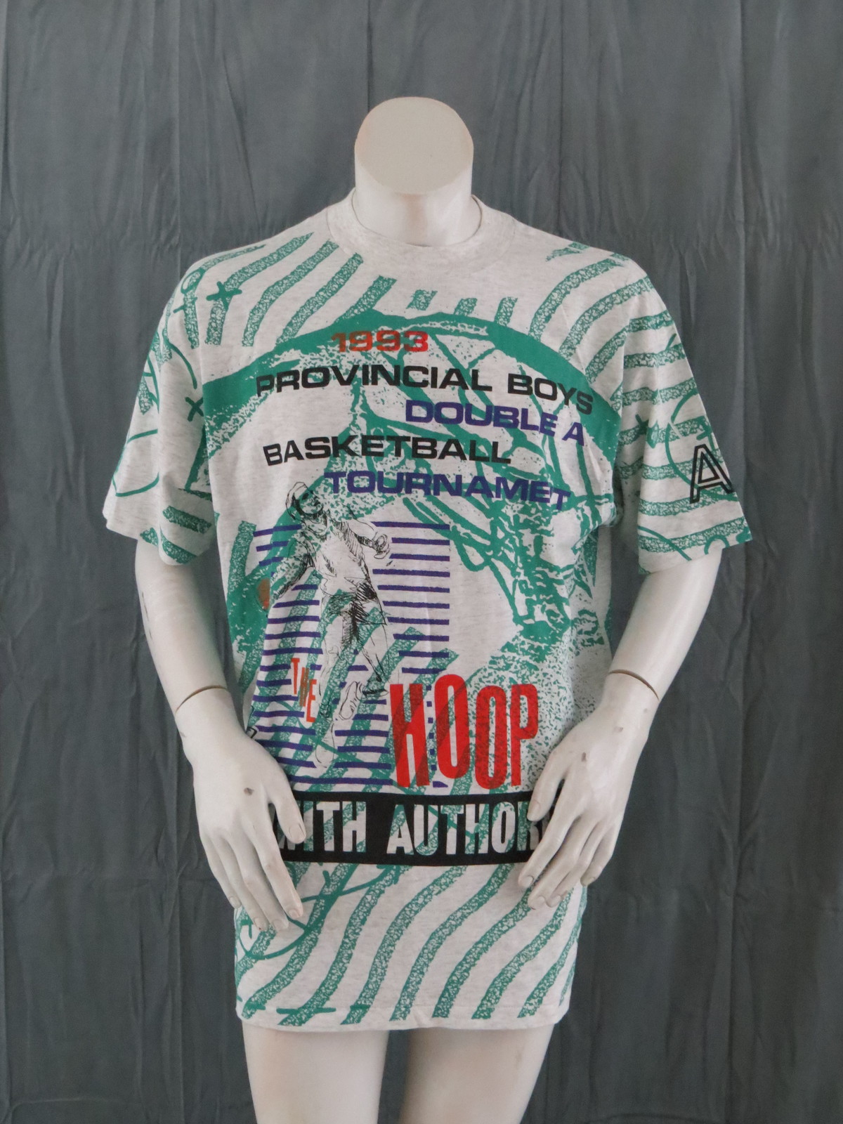 Vintage Basketball Shirt - 1993 BC AA Champions All Over Print - Men's XL  - $85.00