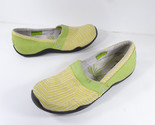 AHNU Women&#39;s Jackie Green Yellow Suede Casual Loafers Slip on Shoes Size... - $22.49