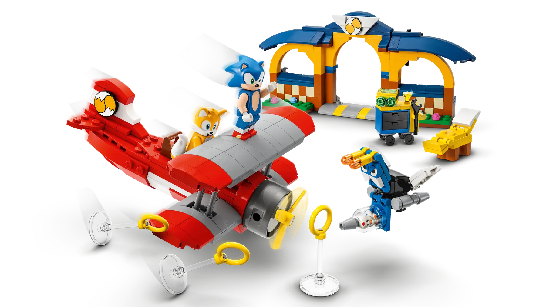 LEGO sonic the hedgehog 76991 Tails&#39; Workshop and Tornado Plane - $2,048.27 MXN