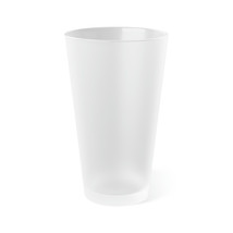 16oz Frosted Pint Glass - Personalized with &quot;EXPLORE&quot; Mountain Design - £18.11 GBP