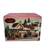 St Nicholas Square Train Station Christmas Village Illuminated Original ... - $89.99