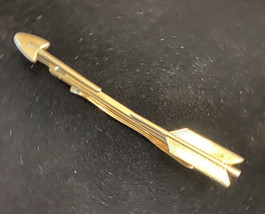 Vintage Hickok Arrow Bar Clip Gold Tone - £9.49 GBP