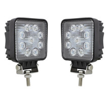 Square HP 9 LED Competition Series Stud Mount Work Light Off Road ATV 4W... - £32.01 GBP