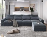 Merax 129&quot; Large Modular Sectional Sofa L Shaped 5 Pieces Modern Couch w... - $1,853.99
