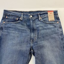 Levi&#39;s 505 Men Jeans Straight Leg Stretch Regular Fit Blue Size 38x30 - £25.97 GBP