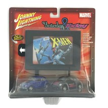 Marvel Johnny Lighting Cars Billboards X-Men Today Yesterday 1/64 Die-Cast  - $368.21 MXN