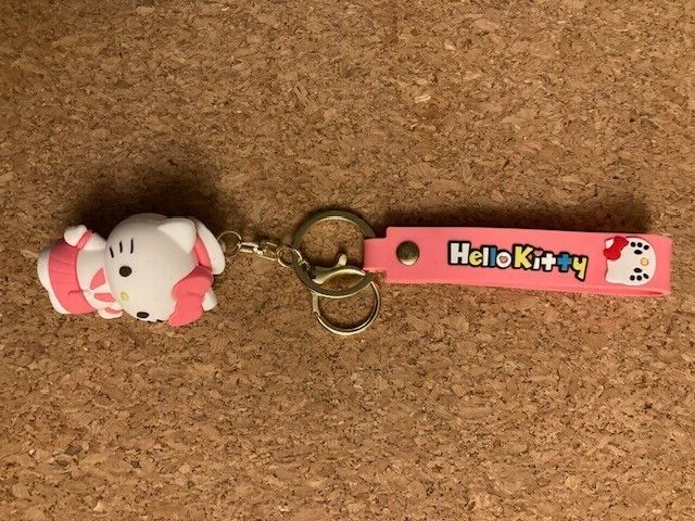 Hello Kitty Sailor Uniform Cute Keychain Pink - $8.51