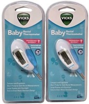 Vicks V934 Baby Rectal Thermometer 10 Second Reading Professional Accura... - £11.53 GBP