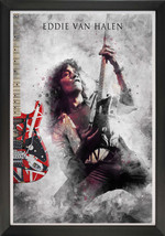 Eddie Van Halen Guitar Solo - Framed Art Reprint - £141.59 GBP