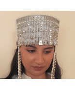 Traditional Wedding Armenian Head Decoration, Drop Coin Headpieces Decor... - $2,836.88 MXN