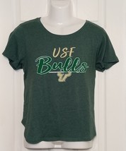 USF Bulls Women&#39;s Green T-Shirt XLarge - $12.19