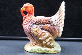 Vintage Ceramic Thanksgiving Turkey Planter Fall Colors Holiday Table Decor - €17,11 EUR