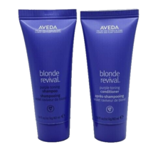Aveda blonde revival purple toning Shampoo &amp; Conditioner 1.4oz Each Trav... - $25.99