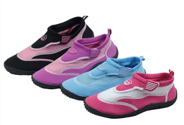 Women&#39;s Water Shoes Aqua Socks Slip on Hook and Loop Exercise Pool Yoga ... - $8.94 CAD+