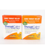 Boiron Throat Calm Homeopathic Quick Dissolving Tablets 60ct Lot of 2 BB... - $19.30